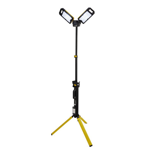 Draper 230V SMD LED Rechargeable Tripod Site Light 50W 5000 Lumens 13885