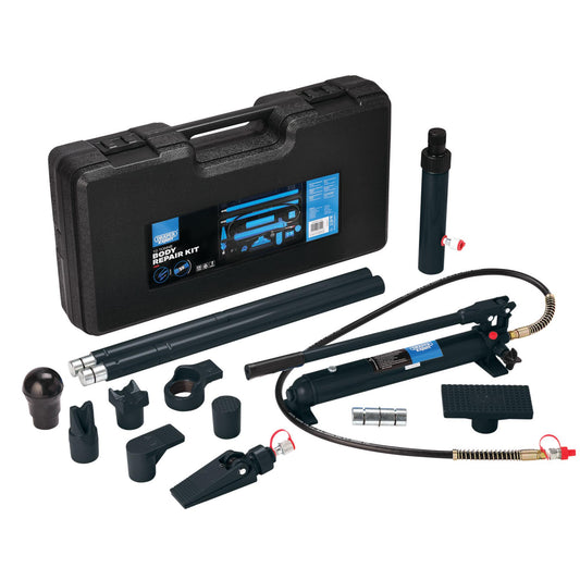 Draper Expert Hydraulic Body Repair Kit 10 Tonne 14 Piece Stroke 130mm 13930