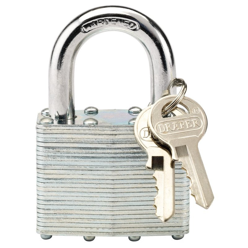 Draper 50 x 31mm Laminated Steel Padlock 14021