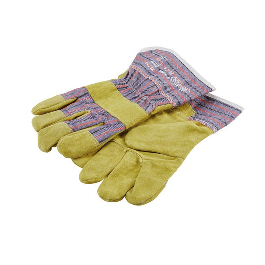 Draper Rigger Gloves Size XL/10 Pair Pig Split Leather 14039