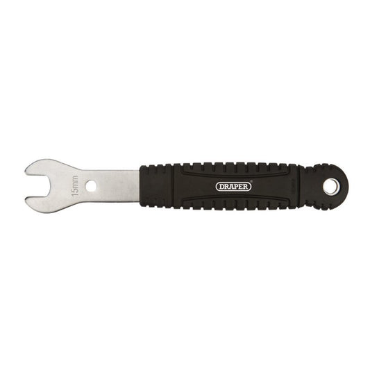Draper Bicycle Pedal Wrench 15mm Length 238mm Non Slip Handle 14115