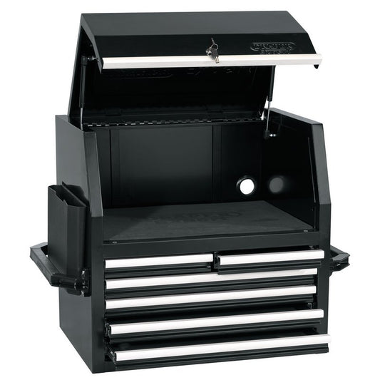 Draper Expert Black Tool Chest 6 Drawer 26" Steel Foam Linings Heavy Duty 14214