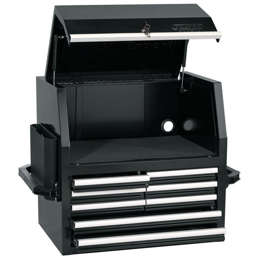 Draper Expert Black Tool Chest 8 Drawer 26" Steel Foam Linings Heavy Duty 14215