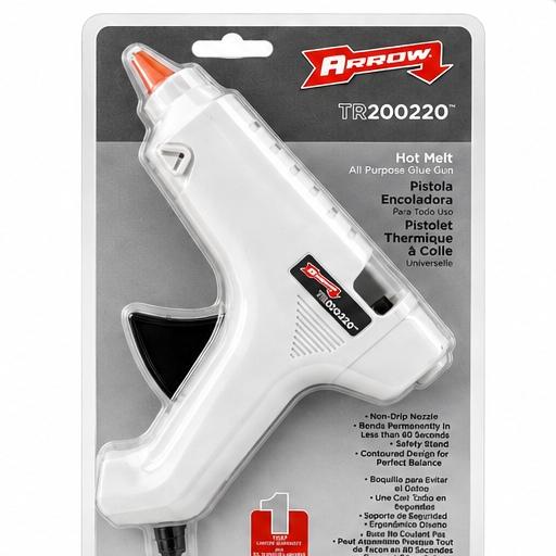 Arrow Hot Melt Glue Gun 230V All Purpose Craft DIY 11mm EU Plug TR200220