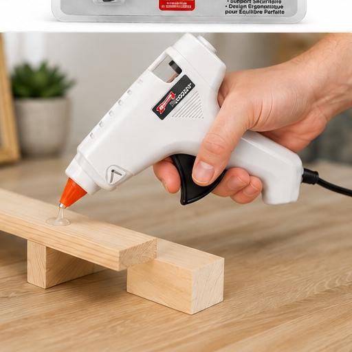 Arrow Hot Melt Glue Gun 230V All Purpose Craft DIY 11mm EU Plug TR200220