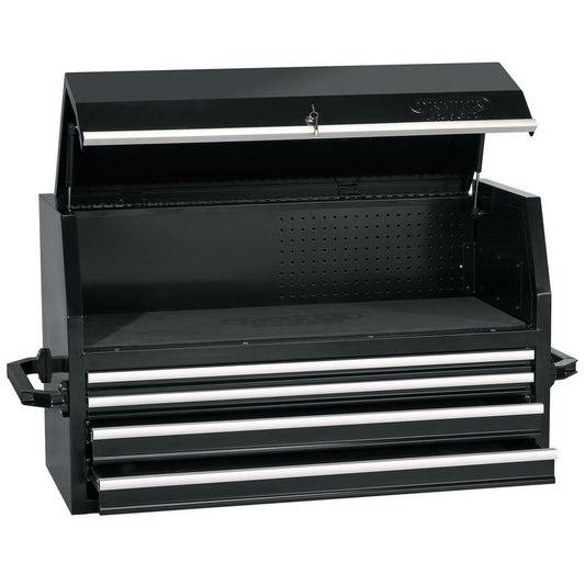 Draper Black Top Tool Chest 4 Drawer 42" Steel Foam Linings Heavy Duty 14494