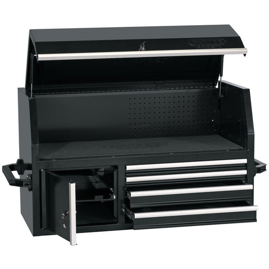 Draper Top Tool Chest 4 Drawer & Locker 42" Steel Foam Linings Heavy Duty 14527