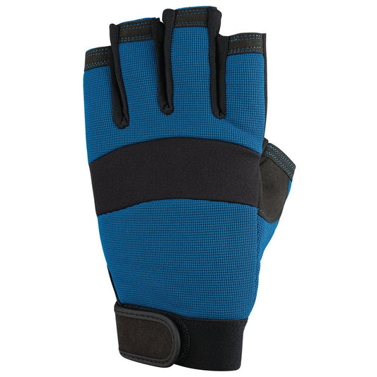 Draper Fingerless Gloves Extra Large Synthetic Leather Neoprene & Spandex 14973
