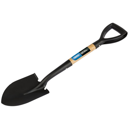 Draper Round Point Mini Shovel with Wood Shaft Length 700mm 15072