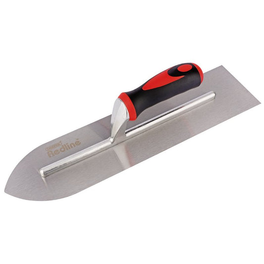 Draper Redline Soft Grip Flooring Trowel 400mm Carbon steel blade 15095