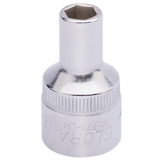 Elora 1/2"D 8mm Hexagon Socket Chrome Plated Standard Length 15297