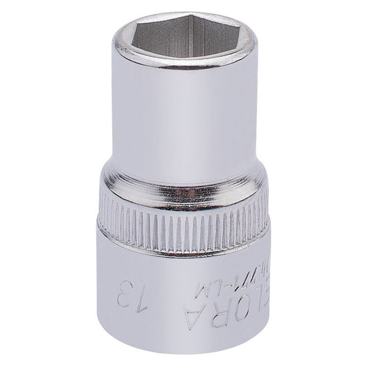 Elora 1/2"D 13mm Hexagon Socket Chrome Plated Standard Length 15302