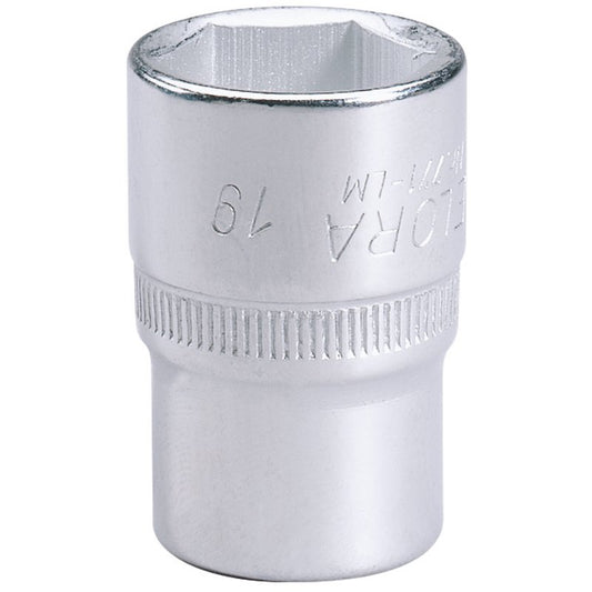 Elora 1/2"D 19mm Hexagon Socket Chrome Plated Standard Length 15308