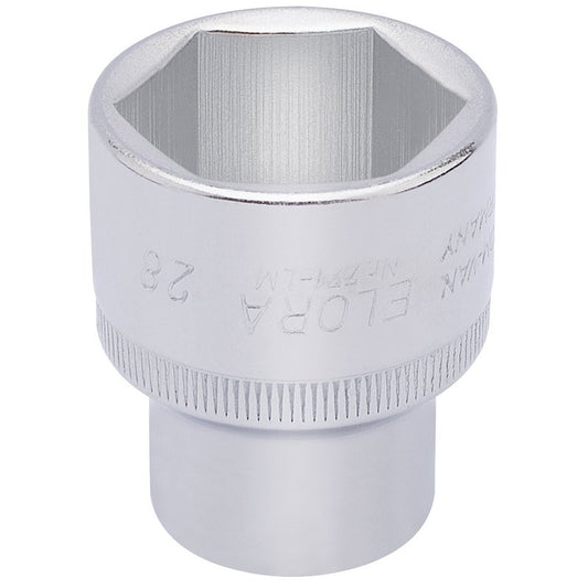Elora 1/2"D 28mm Hexagon Socket Chrome Plated Standard Length 15317