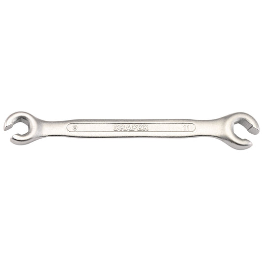 Draper Flare Nut Pipe Spanner 9 x 11mm Chrome Plated 16137