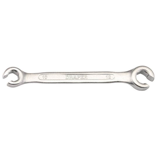 Draper Flare Nut Pipe Spanner 10 x 12mm Chrome Plated 16139
