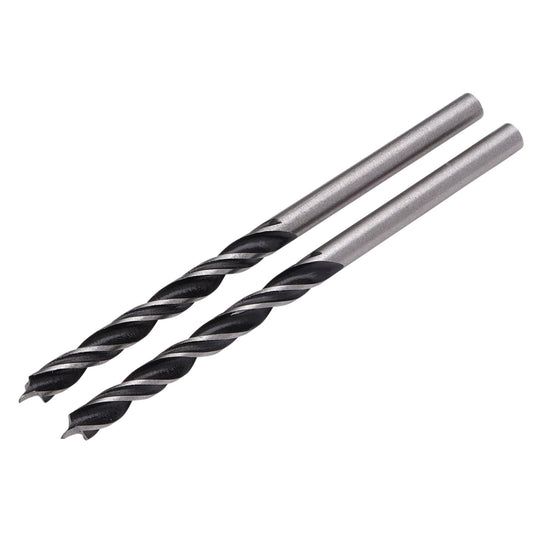 Draper Brad Point Wood Drill Bit 3.0mm x 60mm Pack of 2 With Centring Tip 16154