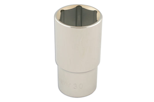 Laser Tools 30mm Deep Socket 1/2"D single Hex Chrome 1616