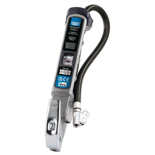 Draper Expert Professional Air Line Tyre Inflator with Lock-On Connector 16230