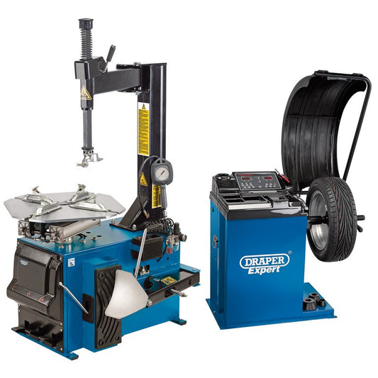 Draper Tyre Changer and Wheel Balancer Kit 230V 90-115psi 6-8BAR 16235