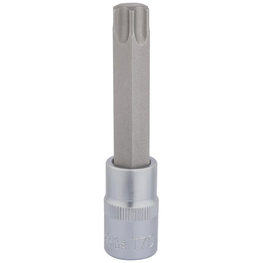 Draper Torx Star Socket Bit 1/2" Sq Dr T 70 x 100mm16327