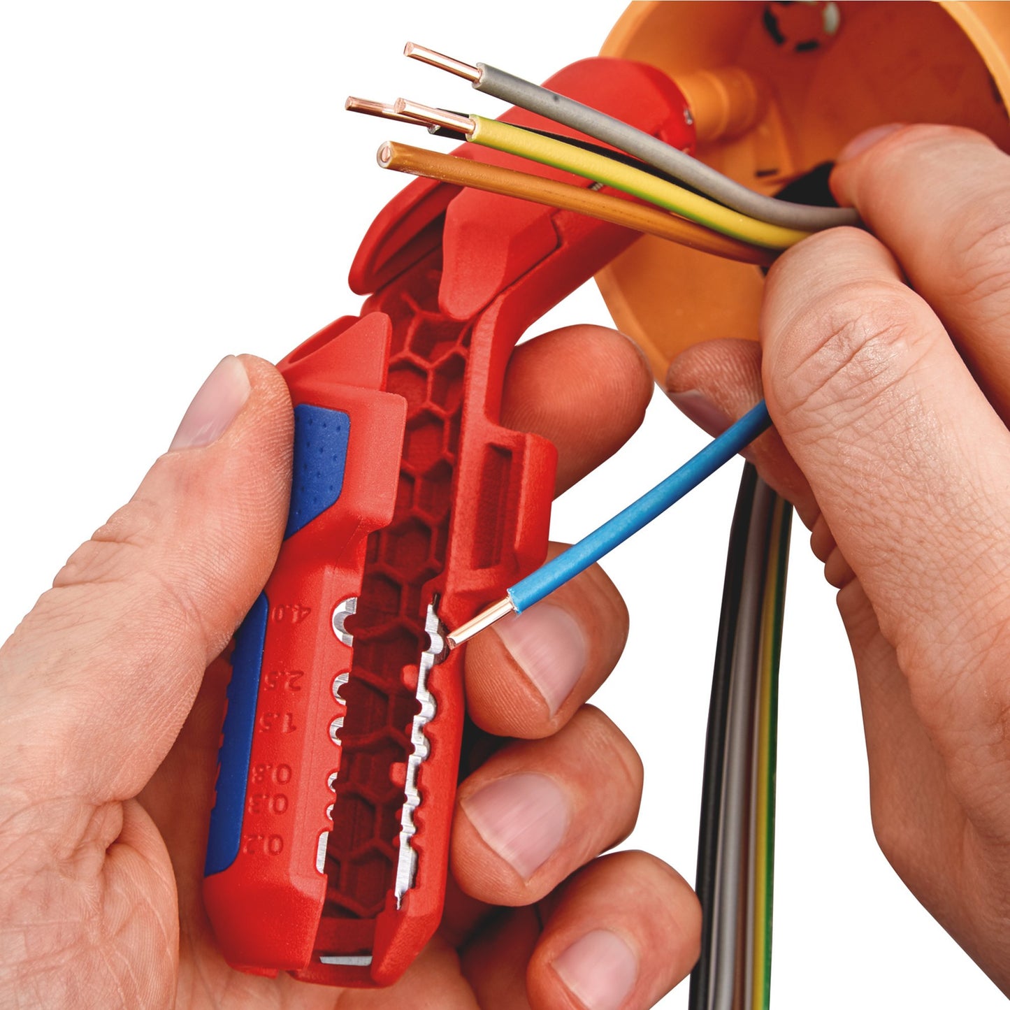 Knipex ErgoStrip Universal Stripping Tool Right Handed Pistol Design 16 95 01 SB