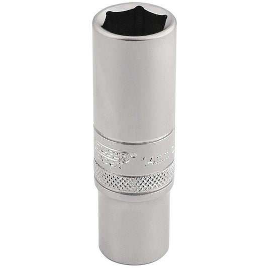 Draper 14mm 6 Point Metric Deep Socket 3/8" Sq Dr Satin Chrome 16582