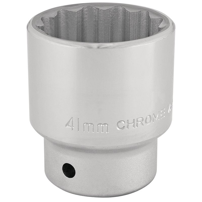 Draper 41mm 3/4" 12 Point Chrome Socket Standard Length 16704