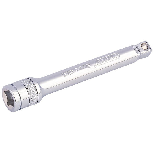 Draper 1/4"D 75mm Wobble Extension Bar Polished Spring Loaded Knurled Ring 16717