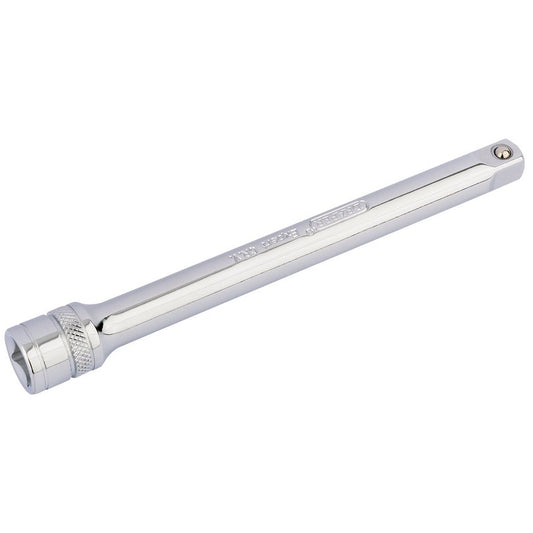 Draper 3/8"D 150mm Extension Bar Spring Loaded Knurled Ring Polished 16726