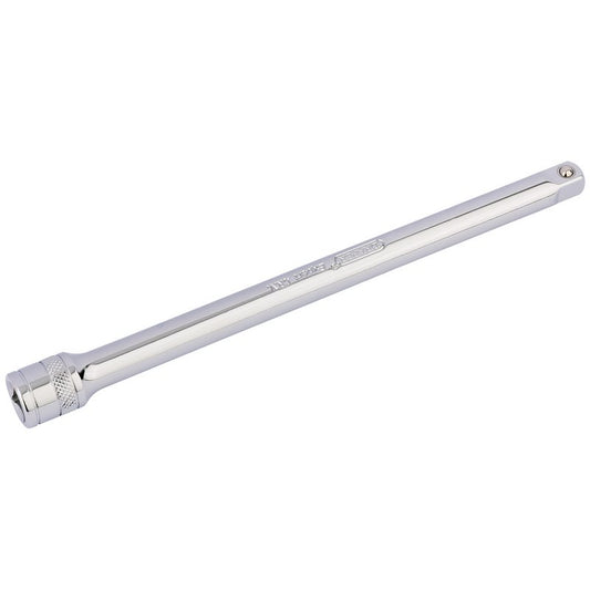Draper 3/8"D 200mm Extension Bar knurled Ring Spring Loaded Polished 16727