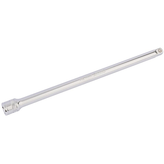 Draper 3/8"D 250mm Extension Bar knurled Ring Spring Loaded Polished 16731