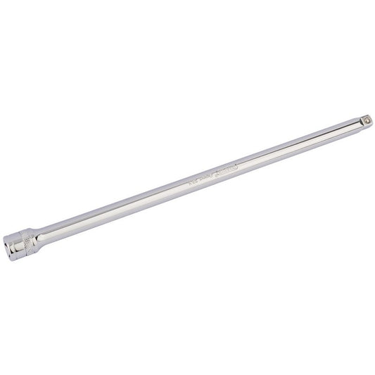 Draper 3/8"D 300mm Extension Bar knurled Ring Spring Loaded Polished 16732