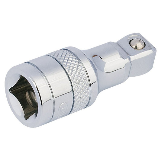 Draper 3/8"D 45mm Wobble Extension Bar Spring Loaded Knurled Ring Polished 16734