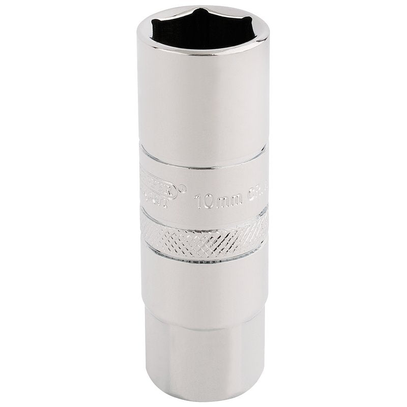 Draper 10mm Thread 6 Point Spark Plug Socket 3/8"D 16mm 16772