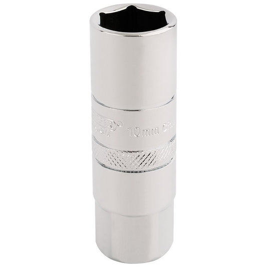Draper 10mm Thread 6 Point Spark Plug Socket 3/8"D 16mm 16772