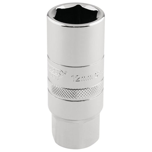 Draper 12mm Thread 6 Point Spark Plug Socket 1/2"D 18mm 16779