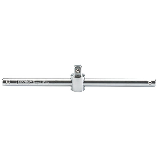 Draper Satin Sliding T Bar 1/2"D Length 250mm Spring Loaded Ball Bearing 16790