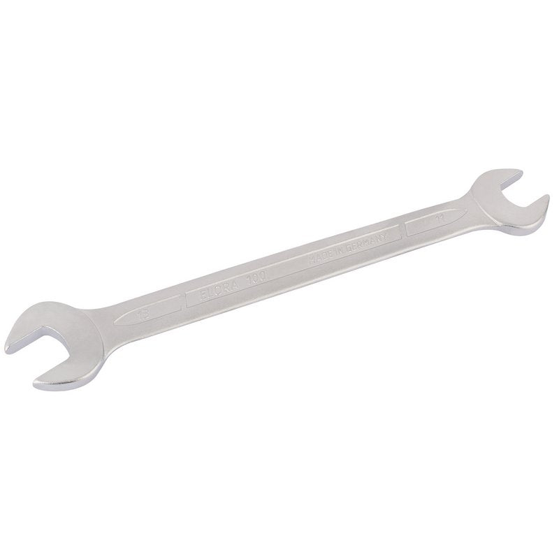 Elora Long Metric Double Open End Spanner 11 x 13mm Chrome Plated 16906