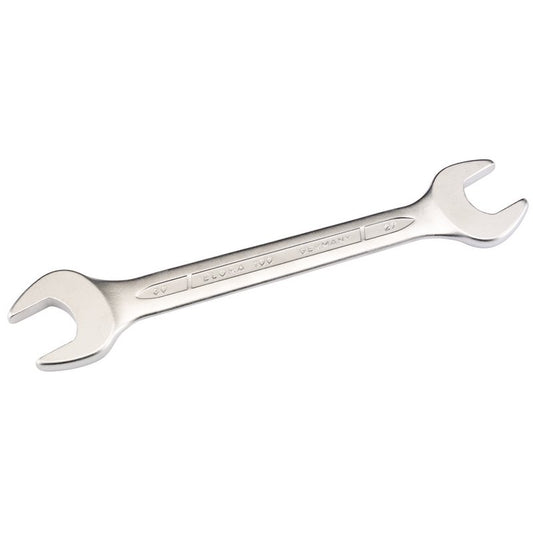 Elora Long Metric Double Open End Spanner 27 x 30mm Chrome Plated 16922