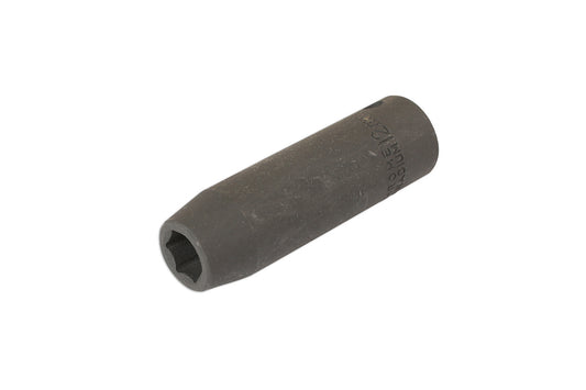 Laser Tools 12mm Deep Impact Socket 1/2"D Black Phosphate Finish 1708