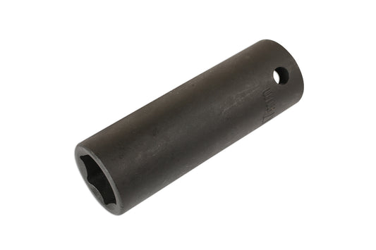 Laser Tools 17mm Deep Impact Socket 1/2"D Black Phosphate Finish 1713