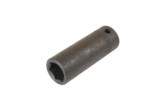 Laser Tools 18mm Deep Impact Socket 1/2"D Black Phosphate Finish 1714