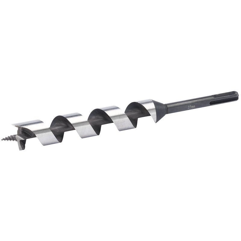 Draper SDS+ Auger Bit 230 x 25mm Spur Tip Carbon Steel And Fully Hardened 17399