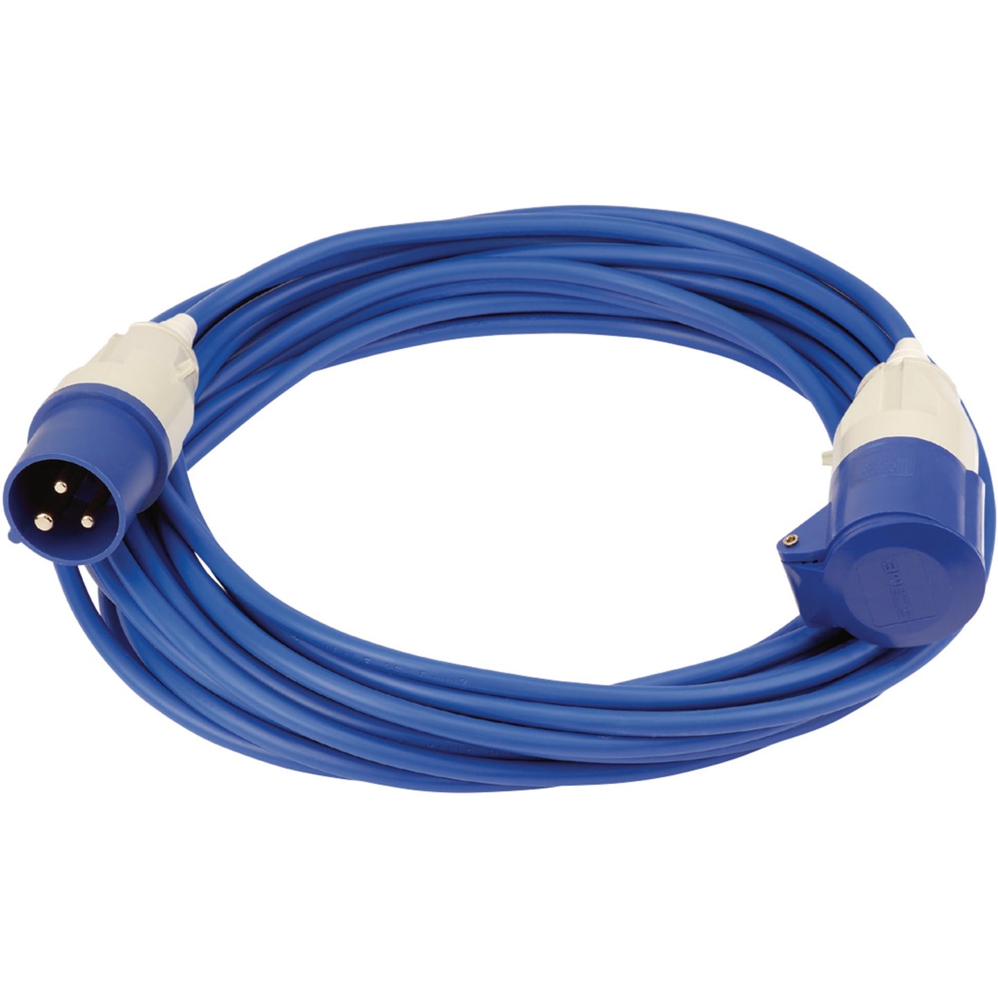 Draper 230V Electrical Extension Cable 2.5mm 16A Plug 14m Long 17569