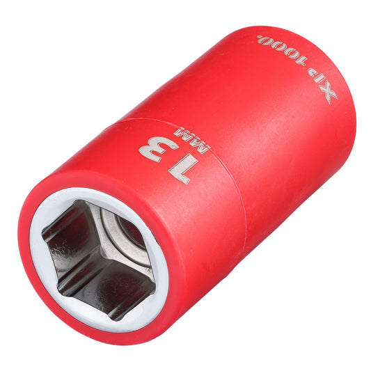 Draper XP1000 VDE Insulated Socket 3/8"D 13mm 6 Point Standard Length 17639