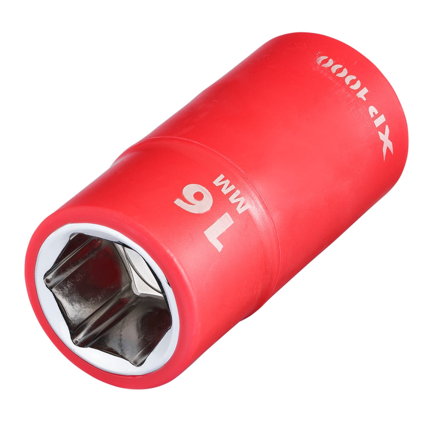 Draper XP1000 VDE Insulated Socket 1/2"D 16mm 6 Point Standard Length 17809