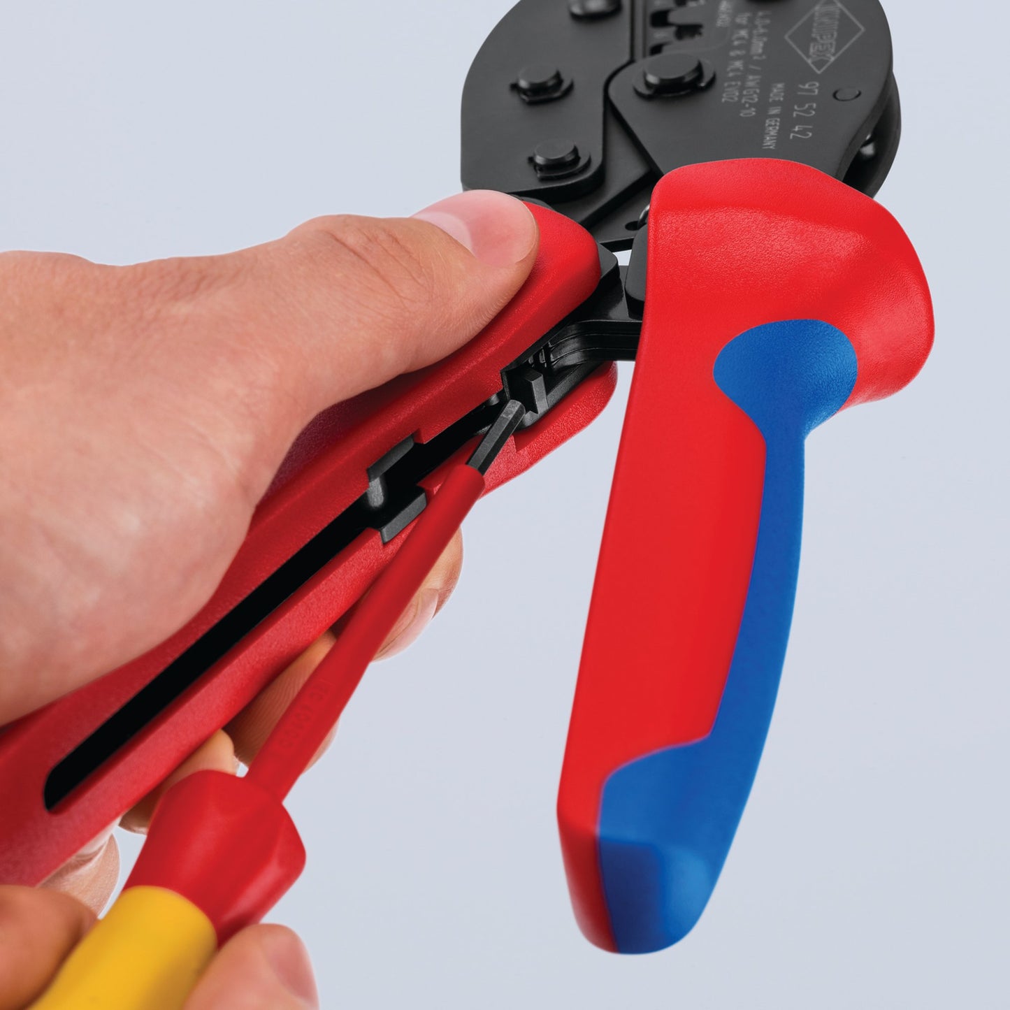 KNIPEX PreciForce PV Systems Crimping pliers For MC4/MC4 EVO 220mm 97 52 42 SB
