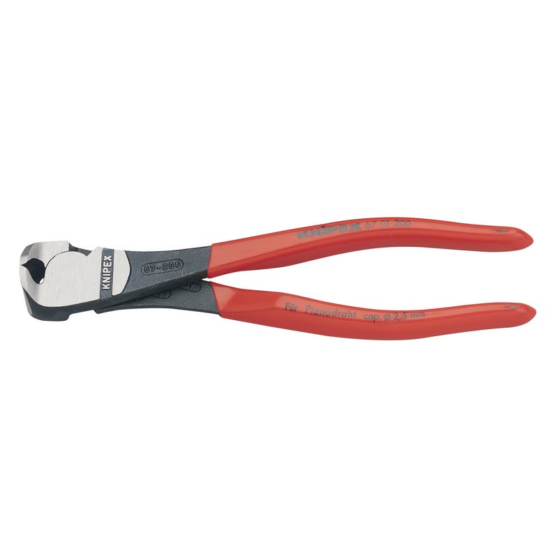 Knipex 67 01 200 SBE High Leverage End Cutting Nippers, 200mm
