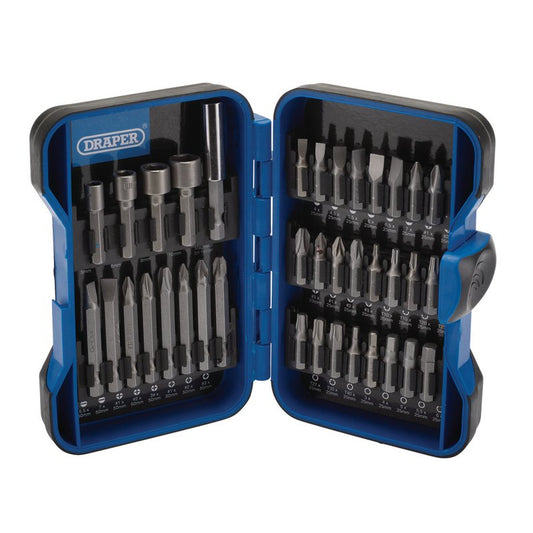 Draper Screwdriver Insert Bit Set 37 Piece For Hand And Power Tools 18561